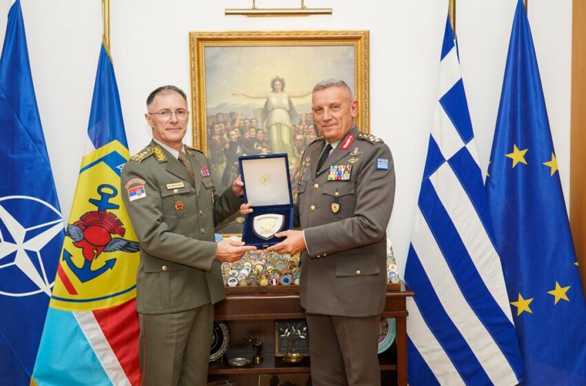  Επίσημη Επίσκεψη  του Αρχηγού του Γενικού Επιτελείου Ενόπλων Δυνάμεων της Σερβίας