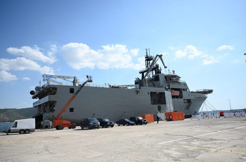  Ένταξη του Πλοίου Γενικής Υποστήριξης «ΠΕΡΣΕΑΣ» στο Πολεμικό Ναυτικό