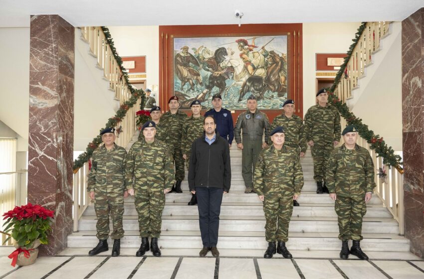 Επίσκεψη ΥΦΕΘΑ Ιωάννη Κεφαλογιάννη στην 1η Στρατιά / EU-OHQ
