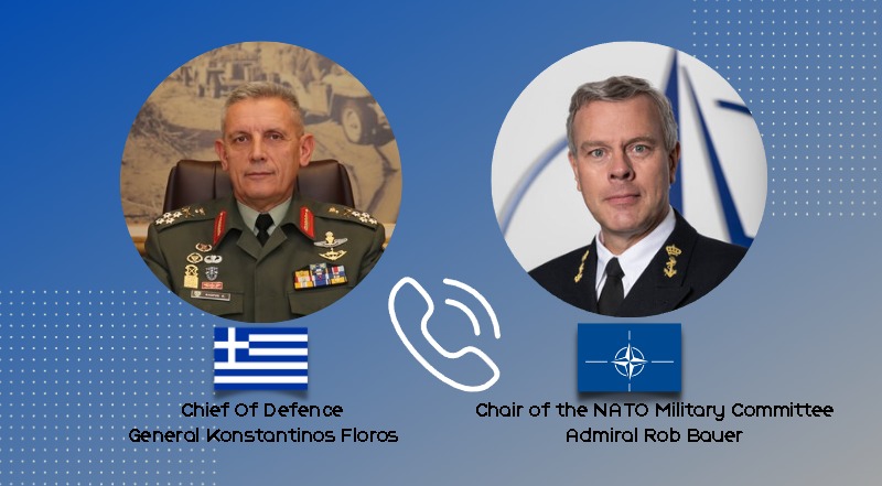  Τηλεφωνική Επικοινωνία του Αρχηγού ΓΕΕΘΑ με τον Πρόεδρο της Στρατιωτικής Επιτροπής του ΝΑΤΟ