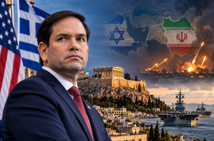  Συναγερμός για Ισραήλ–Ιράν | Ο Ρούμπιο σήμερα στην Αθήνα – Ο κρίσιμος ρόλος της Ελλάδας στην Ανατολική Μεσόγειο [vdo]